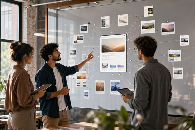 Pillar + Cluster Strategy for AI SEO IMG
